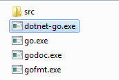 dotnet go cmd